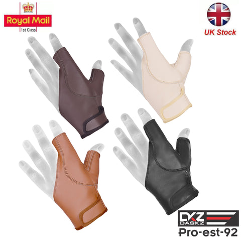 Archery Bow Glove left&Right hand black,brown,beige,dark brown "brand New"
