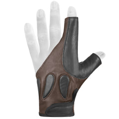 ITALIAN Archery Bow Gloves "BLACK, BROWN, BEIGE, DARK BROWN "