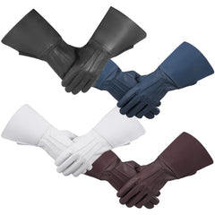 New piper drummer leather Gauntlets / GLOVES soft leather Knight Templar