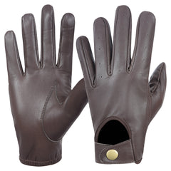 MENS REAL GENUINE ANILINE LEATHER CLASSIC DRIVING,FASHION GLOVES