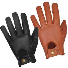 MENS REAL GENUINE ANILINE LEATHER CLASSIC DRIVING,FASHION GLOVES