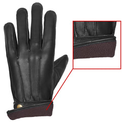 LEATHER GLOVES SOFT FEEL WINTER WARM OUTDOOR WALKING NEW ☑ TOP QUALITY ANILINE COW HIDE LEATHER ☑ LAST FOR YEARS