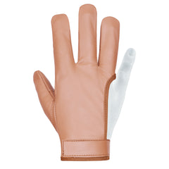 ARCHERS LEATHER 4 Finger Glove, Beige,Brown,Black,Dark Brown - "Hunting Gloves"