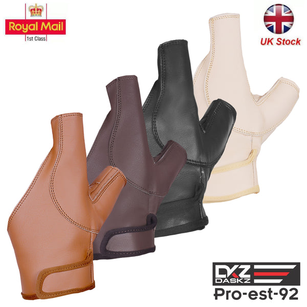 Archery Bow Glove left&Right hand black,brown,beige,dark brown "brand New"