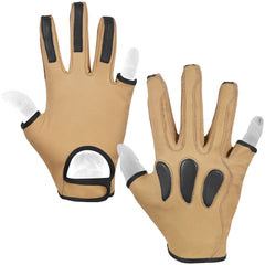 ITALIAN PREMIUM ARCHERS LEATHER 3 FULL FINGER Right Hand Glove"TOP QUALITY GLOVE