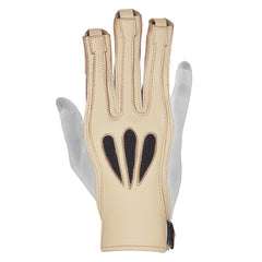 AMERICAN PREMIUM ARCHERS LEATHER 3FINGER Right Hand Glove,BLACK,DARK BROWN,BEIGE