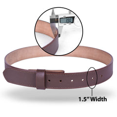 LEATHER BELT (100% GENUINE) Black / Brown 30'' to 64'' waist sizes