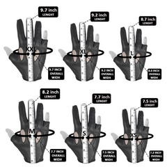 ITALIAN PREMIUM ARCHERS LEATHER 3 FULL FINGER Right Hand Glove"TOP QUALITY GLOVE